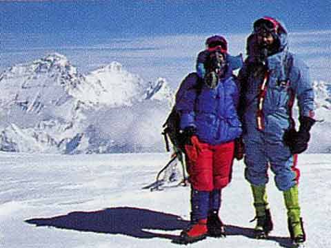
Jan Arnold And Rob Hall On Cho Oyu Summit October 5, 1994 - Hall and Ball book
